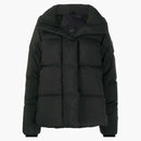 Canada goose svart etikett korsning parka jacka svart