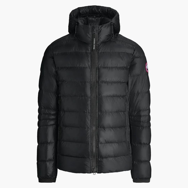 Canada Goose Crofton Down Slim Fit Hooded Jacket Black