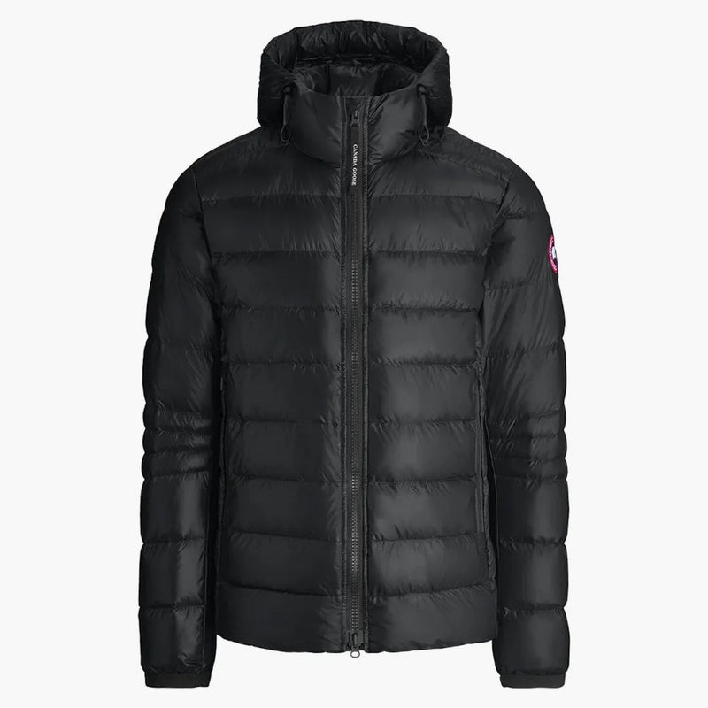 Canada Goose Crofton Down Slim Fit Hooded Jacket Black