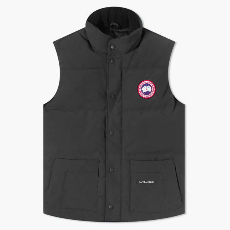 Chaleco de estilo libre de ganso canadá negro