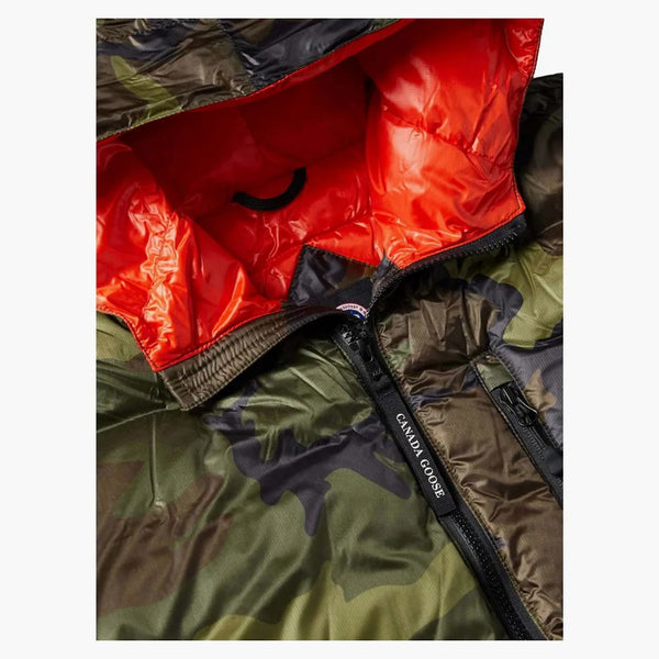Canada Goose Lodge Hooded Down Jacket Camo