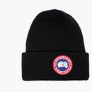 Kanadská husí logo vlněná beanie černá