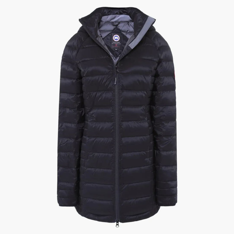 Canada Goose Women's Brookvale Hooded Down Coat Admiral Blue/Black