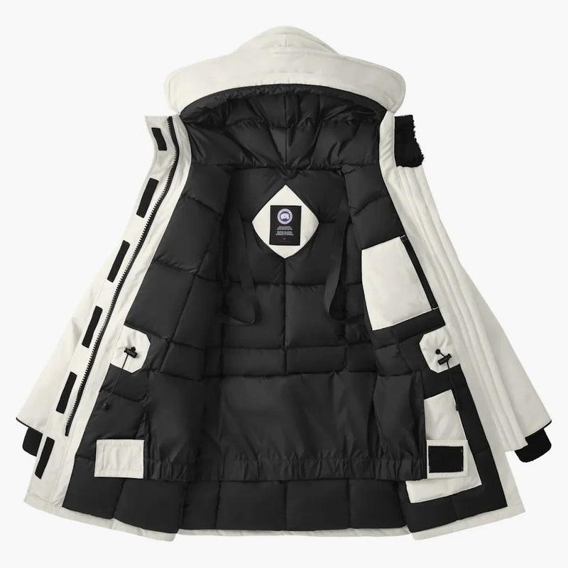 Canada Goose Women's Expedition Heritage Parka Jacket (Classic Fit) Early Light