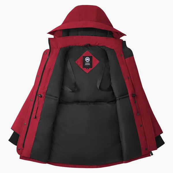 Canada Goose Women's Trillium Parka Heritage Jacket (Classic Fit) Red