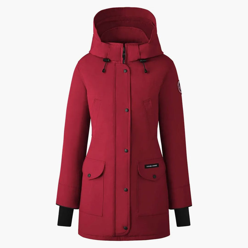Canada Goose Women's Trillium Parka Heritage Jacket (Classic Fit) Red