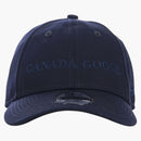 Canada Goose Woodmark EMBroidered-Logo Baseball Cap Navy