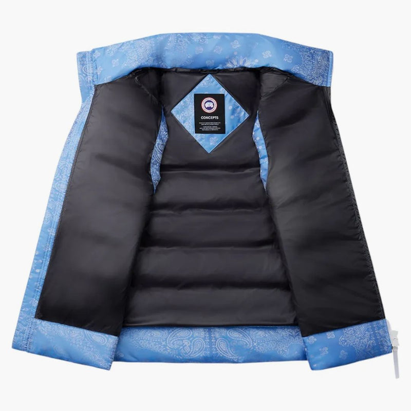 Canada Goose X Concepts Bandana Crofton Vest Polar Sky