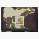 Carhartt wip alec plånbok grön camo anka