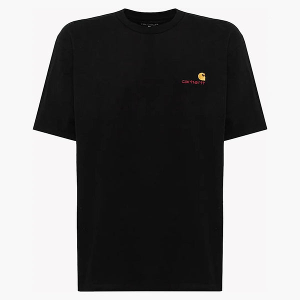 Carhartt Wip American Script Crew Neck T-shirt Nero