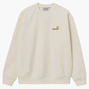 Carhartt Wip American Script Sweatshirt Natural