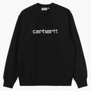 Carhartt Wip Carhartt Logo Sweatshirt Black/White