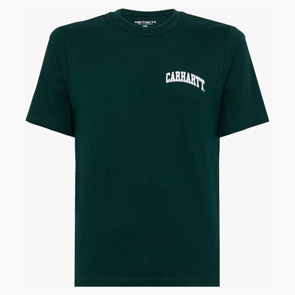 T-shirt della sceneggiatura della Carhartt Wip Carhartt University Chevril/White