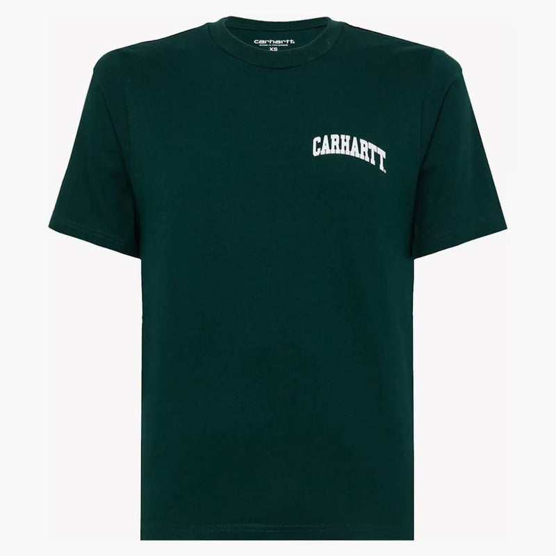 T-shirt della sceneggiatura della Carhartt Wip Carhartt University Chevril/White