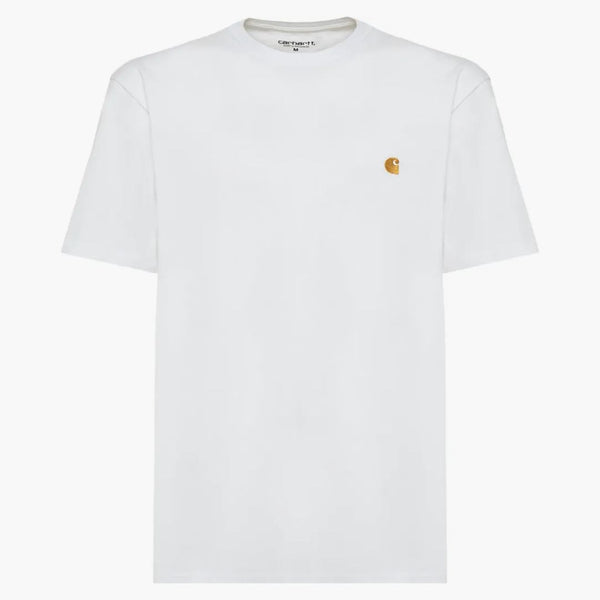 T-shirt a collo di Chase Wip Chase Carhartt Bianco/oro