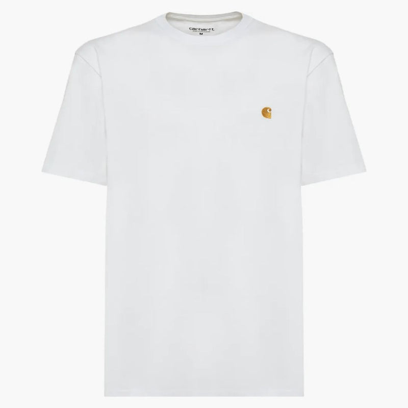 T-shirt a collo di Chase Wip Chase Carhartt Bianco/oro