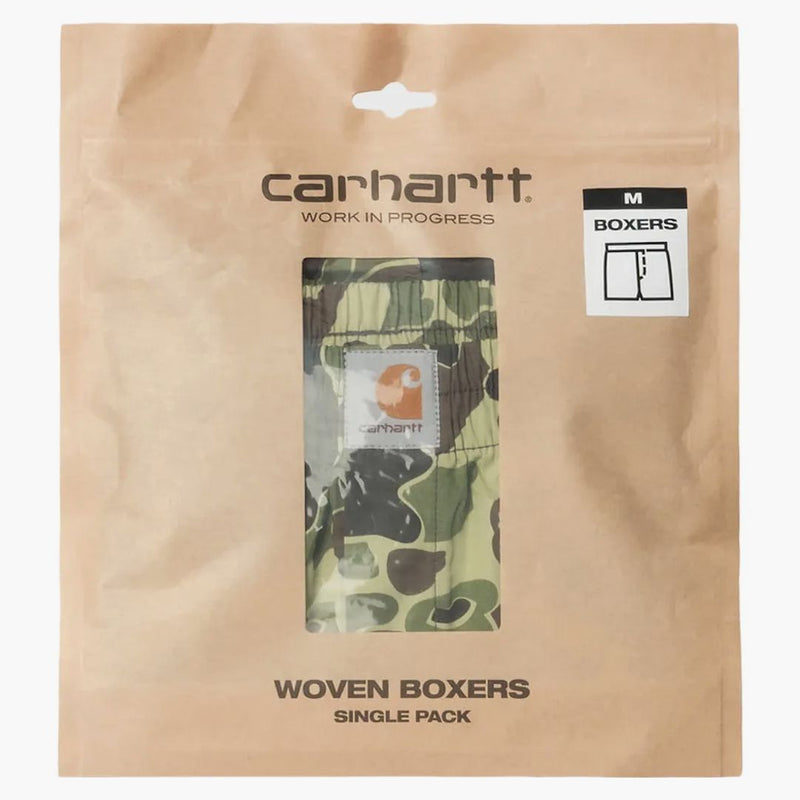 Carhartt Wip Cotton Boxer Green Camo Duck