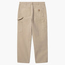 CARHARTT WIP Double Knee Dearborn Canvas 12oz Relaxed Straight Fit Pants Dusty H Brown (Faded)