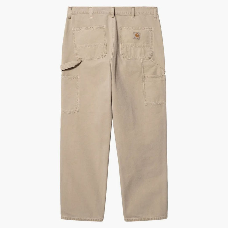 Carhartt Wip Double Knee Dearborn tela da 12 once rilassati pantaloni dritti Dusty H Brown (sbiadito)