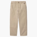 CARHARTT WIP Double Knee Dearborn Canvas 12oz Relaxed Straight Fit Pants Dusty H Brown (Faded)