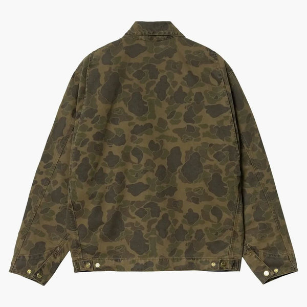 Carhartt Wip Duck Camo Detroit Giacca verde/Office Green
