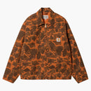 Carhartt wip anka camo detroit jacka grön/gurkmeja