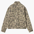 Carhartt wip anka camo Helston jacka blached svart