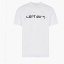 Carhartt WIP Frontal Logo mens cotton t-shirt white