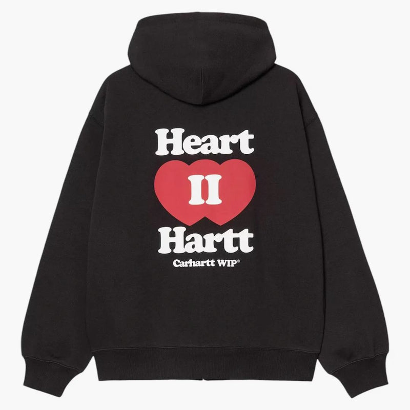 Carhartt Wip Hooded Heart Ii Hartt Sweat Jacket Black