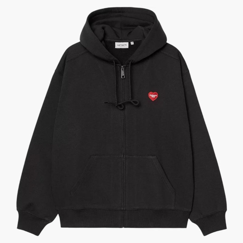 Carhartt Wip Hooded Heart Ii Hartt Sweat Jacket Black