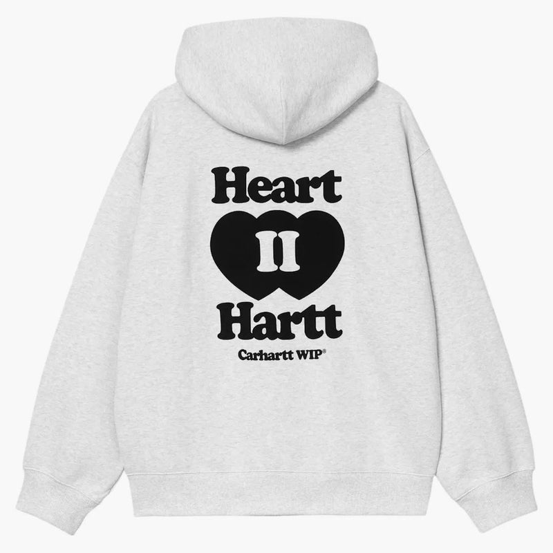 Carhartt Wip Hooded Heart Ii Hartt Sweat Jacket Gray