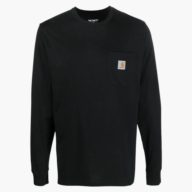 Maglietta tascabile a manica lunga carhartt nere