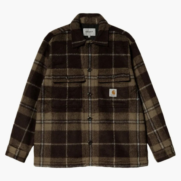Carhartt Wip Manning Check Shirt Giacca scura Umber