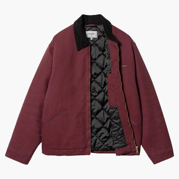 CARHARTT WIP OG DETROIT GIACCA CANVA AGIETTO MALBEC/BLACK