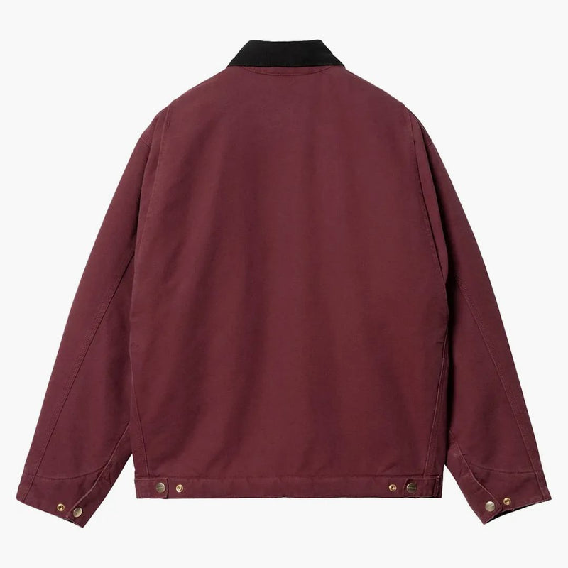 CARHARTT WIP OG DETROIT GIACCA CANVA AGIETTO MALBEC/BLACK