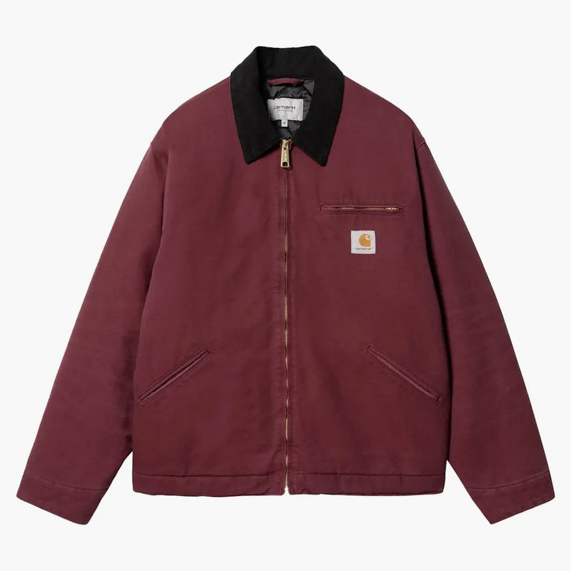 CARHARTT WIP OG DETROIT GIACCA CANVA AGIETTO MALBEC/BLACK