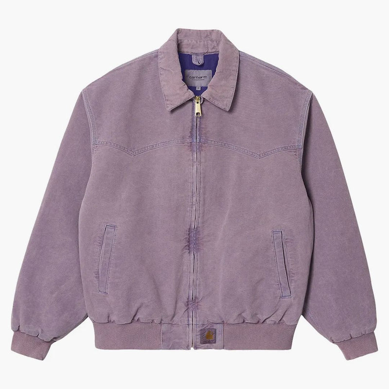 Carhartt Wip OG Santa Fe Dearborn Canvas 12oz Jacket Razzmic (Faded)