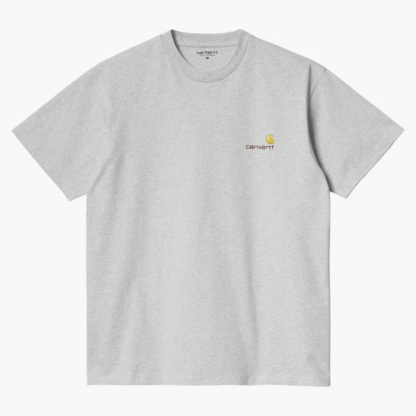 Carhartt Wip S/S American Script T-shirt Ash Heather
