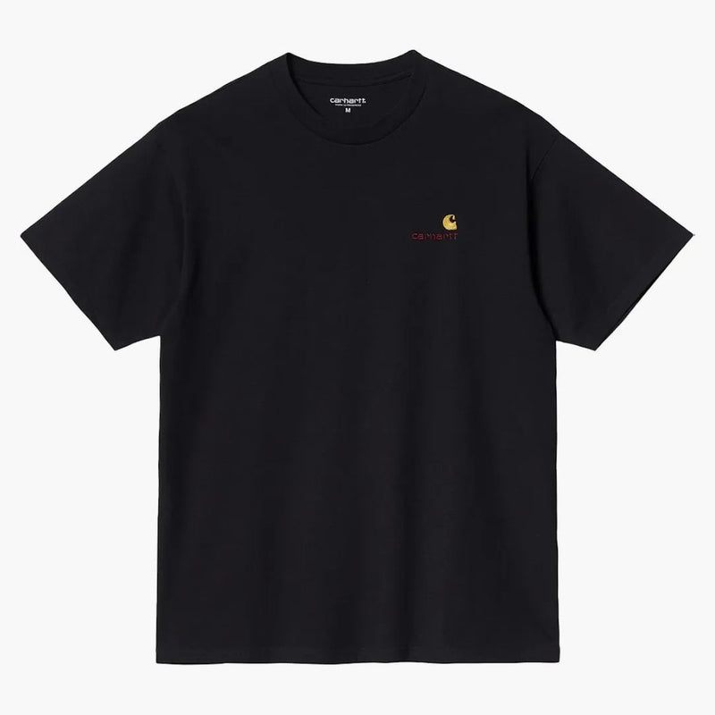 Carhartt Wip S/S American Script T-shirt Black
