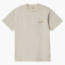 Carhartt wip s/s amerikansk manus t-shirt naturlig