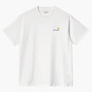 Carhartt wip s/s amerikansk manus t-shirt vit