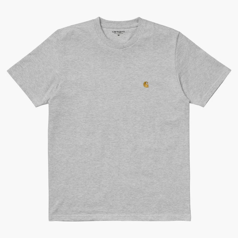 Carhartt Wip S/S Chase T-shirt Ash Heather/Gold