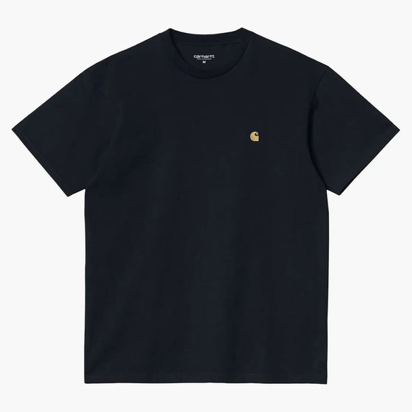 Carhartt Wip S/S Chase T-shirt scuro navy/oro
