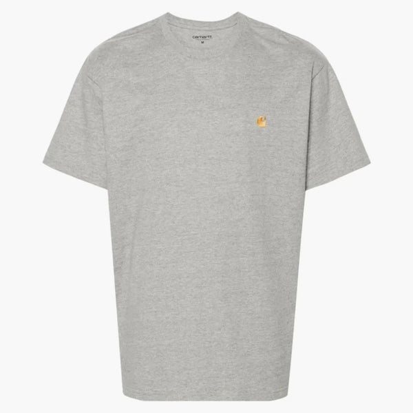 Carhartt Wip s/s Chase t-shirt grigio heather/oro