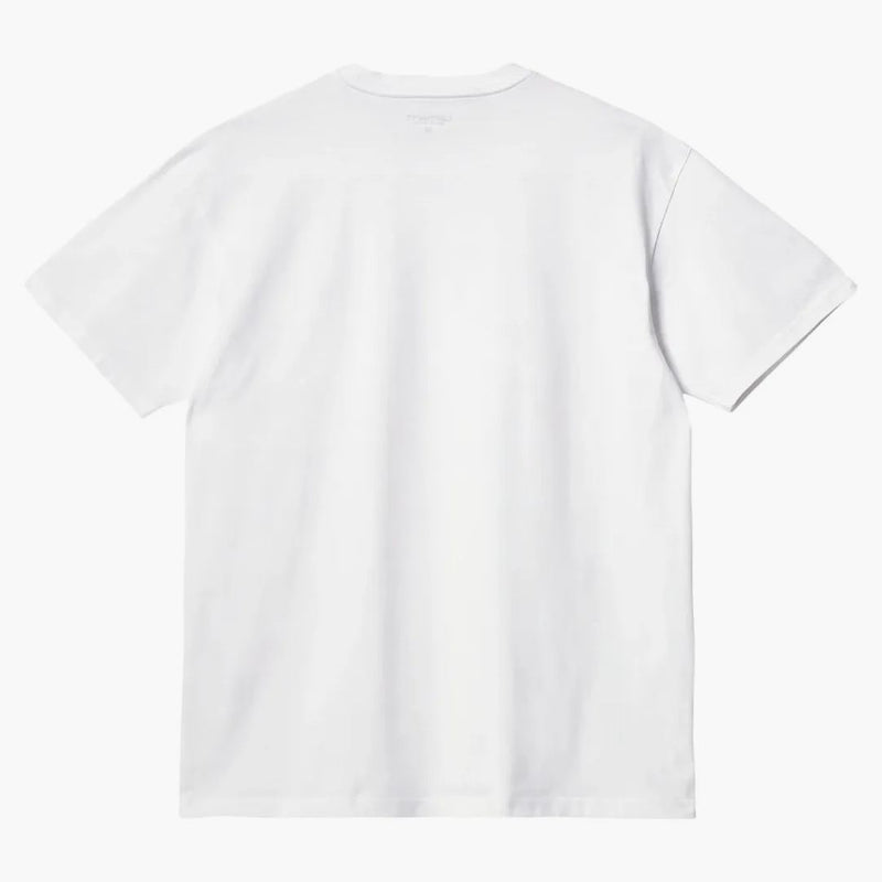 Carhartt Wip S/S Chase T-shirt bianco/oro
