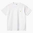 Carhartt wip s/s chase t-shirt vit/guld