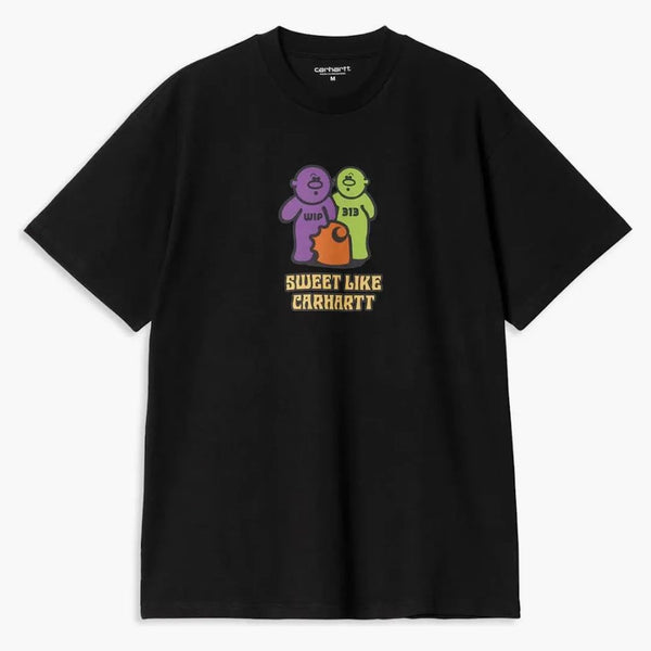 Carhartt Wip S/S Maglietta in gomma Nera