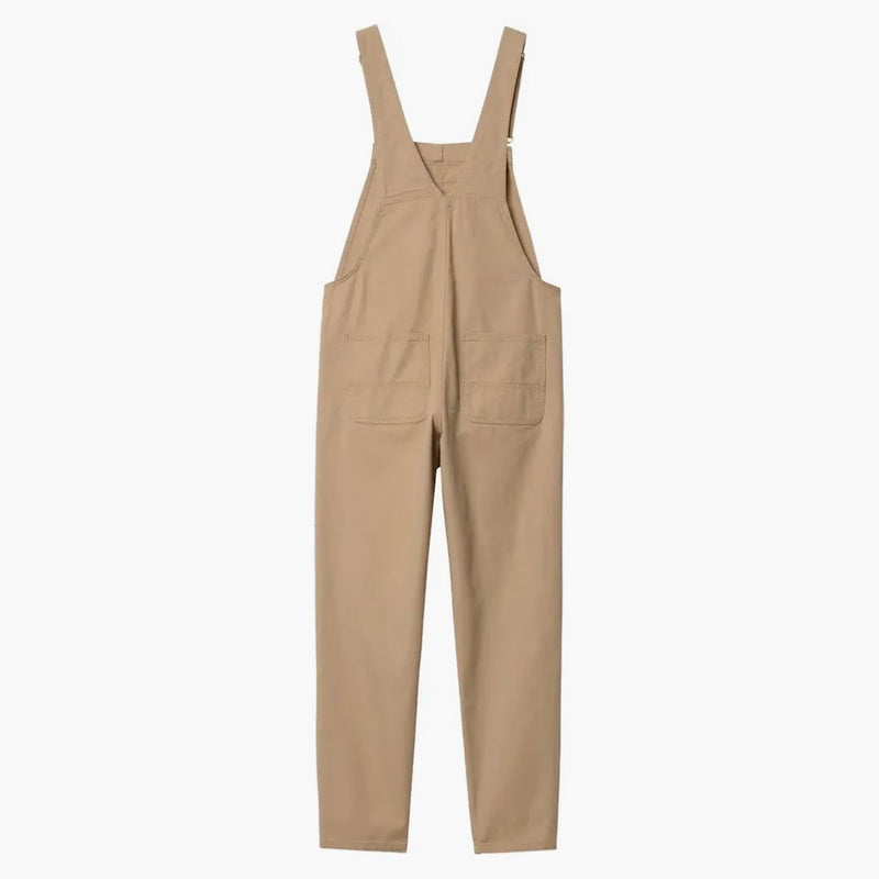 Carhartt Wip Women's Hudson Bib Overall Dusty Hamilton Brown