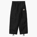Carhartt wip x oövervinnlig dubbel knäbyxor svart