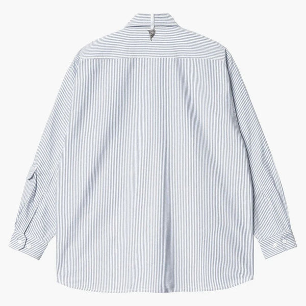 Carhartt Wip x Invincible L/S Stripes Shirt Blue